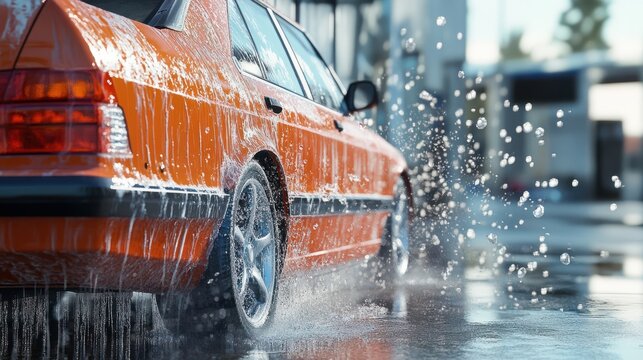 Summer Car Washing - Powered by Adobe