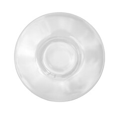 empty glass plate