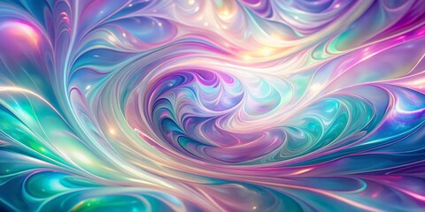 Abstract Swirling Colors in Blue and Purple, Digital Art, Abstract Background, Abstract Art