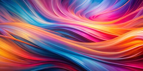 Fototapeta premium Abstract Vibrant Swirling Color Gradient, Abstract, Color Gradient