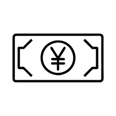 Fototapeta premium yen-icon