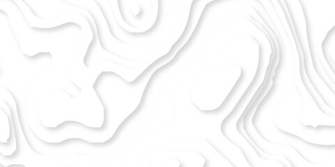 3D papercut banner of gradient white paper layers. Vector background design of horizontal abstract smooth origami shape paper cut, flowing liquid