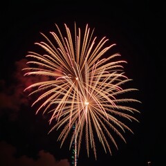Stunning celebration scene Firework extravaganza lights up the night sky