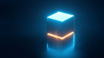 Radiant design rises from the digital world, ready for your text
