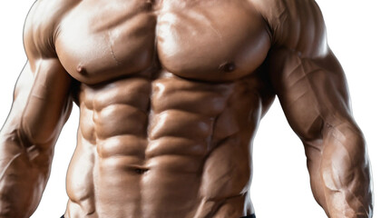 Obraz premium male torso isolated