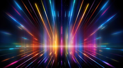 Obraz premium Abstract Neon Lights Background