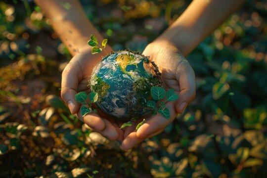 Protect forests to save Earth with renewable energy.