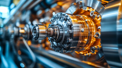 Chemical Vapor Deposition (CVD) machine in a high-tech laboratory. Symbolizes precision, advanced manufacturing, nanotechnology, material science, and innovation in technology