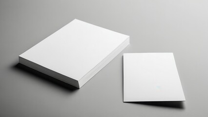 Mockup polygraphy template for showcasing branding designs, perfect for marketing materials, flyers, and stationery