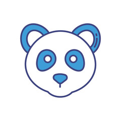 Panda vector icon stock illustration