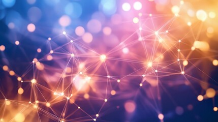 Technology digital abstract background. Network connection with lines and dots. Digital plexus concept.