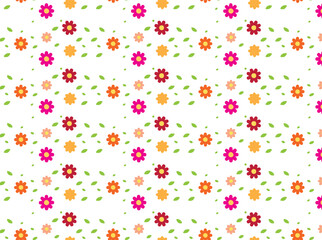 Seamless floral pattern background