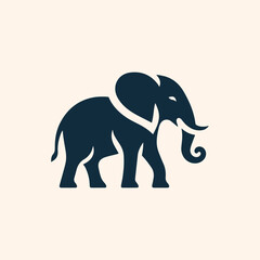 Elephant logo icon vector illustration 5