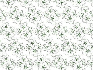 Seamless floral pattern background