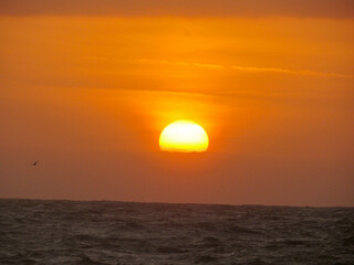 Sunrise over the sea