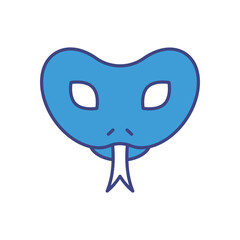 Snake vector icon stock illustration