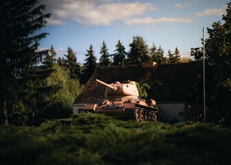 Kienitz Panzer Denkmal Oderbruch