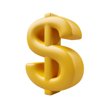 recommend clip art: Simplified 3d icon of dollar currency clip art