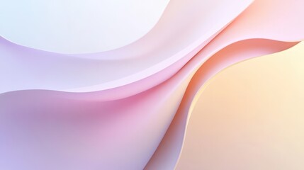Soft Gradient Waves of Pastel Colors
