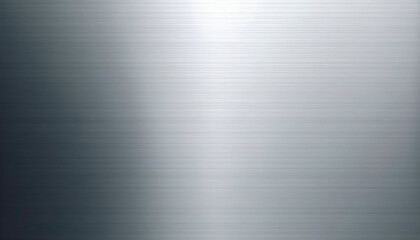 A sleek polished brushed metal surface with soft lighting, creating an elegant and modern aesthetic that highlights the smooth texture and reflective quality