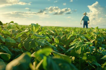Fototapeta premium agronomist woman farmer