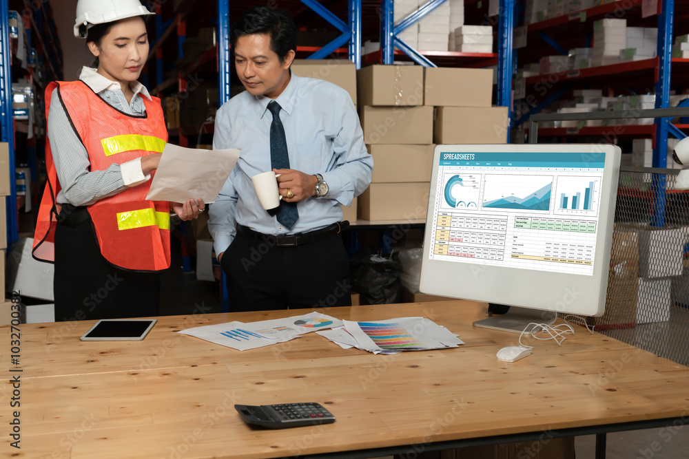 Poster spreadsheet document information financial startup concept. data and graphs in spreadsheet documents