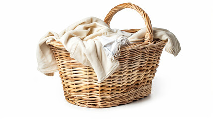basket with laundry