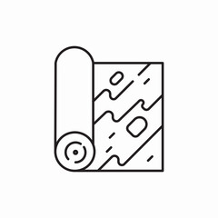 decorative textile icon sign vector