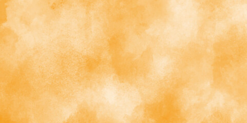 Abstract vibrant yellow watercolor on white background.Abstract yellow watercolor background,place for text. Watercolour texture. Summer backdrop. Performed with several wide brush strokes.