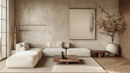 minimalist japandi interior