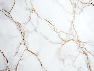 Elegant white marble background featuring delicate gold veining, perfect for luxury design and architecture projects.