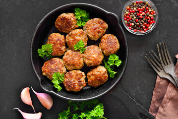 Fried cutlets from minced meat