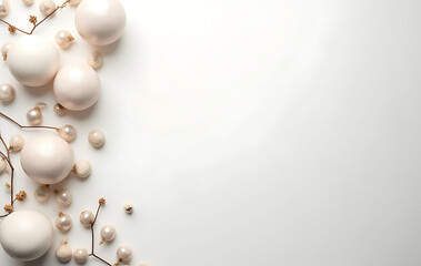 sleek minimalist flat lay backgrounds holiday decor photography