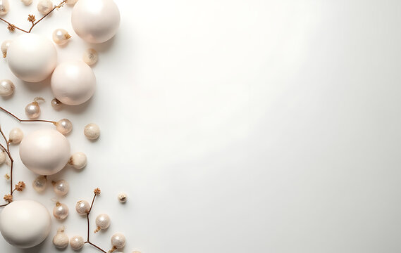 sleek minimalist flat lay backgrounds holiday decor photography