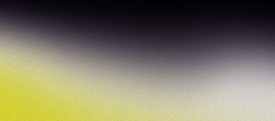 Yellow white dark grain gradient background noisy texture effect summer poster design abstract wave pattern