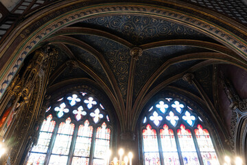 Fototapeta premium Gothic ornaments. Shot on several Gothic monuments in France. (Churchs and buildings)
