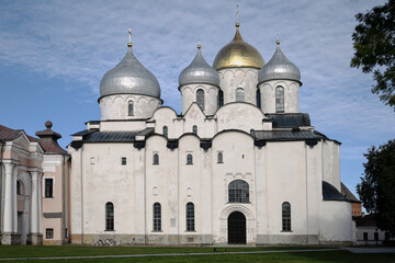 St. Sophia Cathedral, Kremlin, UNESCO World Heritage Site, Veliky Novgorod, Novgorod Oblast, Russia, Europe