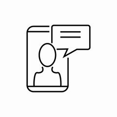 video chat icon sign vector