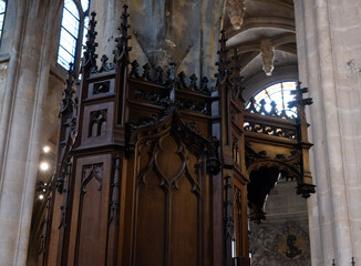 Gothic ornaments. Shot on several Gothic monuments in France. (Churchs and buildings)
