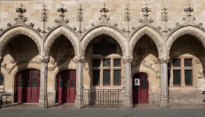 Obraz premium Gothic ornaments. Shot on several Gothic monuments in France. (Churchs and buildings)
