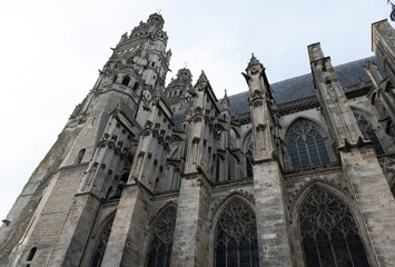 Fototapeta premium Gothic ornaments. Shot on several Gothic monuments in France. (Churchs and buildings)