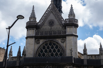 Gothic ornaments. Shot on several Gothic monuments in France. (Churchs and buildings)