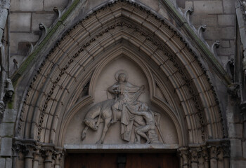 Gothic ornaments. Shot on several Gothic monuments in France. (Churchs and buildings)