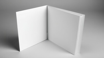 Realistic mockup digipack for CDs, perfect for displaying cover art and packaging designs. Ideal for musicians, designers, and marketers. High-quality PSD file.