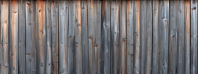 Weathered wood siding with natural wood grain texture.