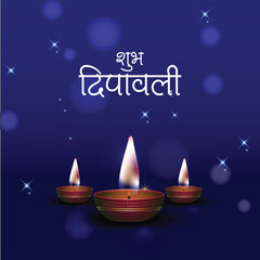burning candles on a dark background