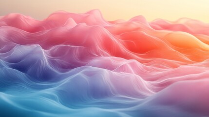 Obraz premium Abstract Wave Pattern in Warm Colors