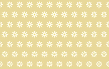 Easter floral seamless vector pattern simple hand drawn cartoon style. Pastel colors colorful background. Ideal for printing textiles, clothes, packaging, wrapping paper, wallpaper

