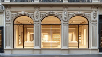 Obraz premium Luxury Boutique Facade