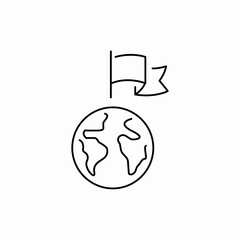 world location icon sign vector